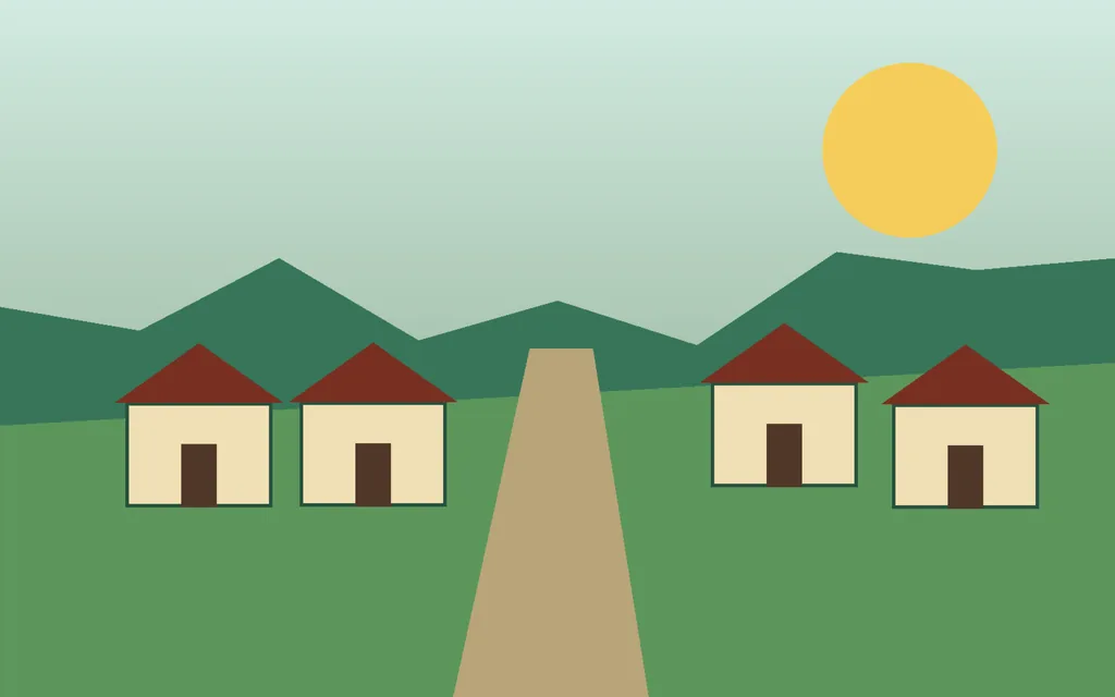Ilustrasi Screen house & pemberdayaan masyarakat Nagari Sitiung