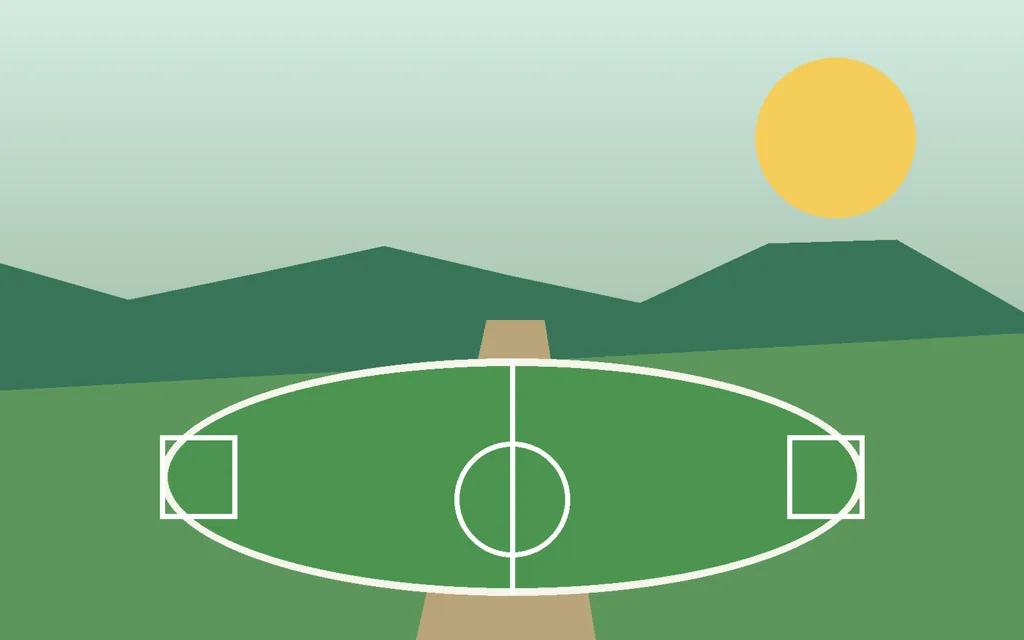 Ilustrasi Semangat Sepak Bola Sitiung Sitiung